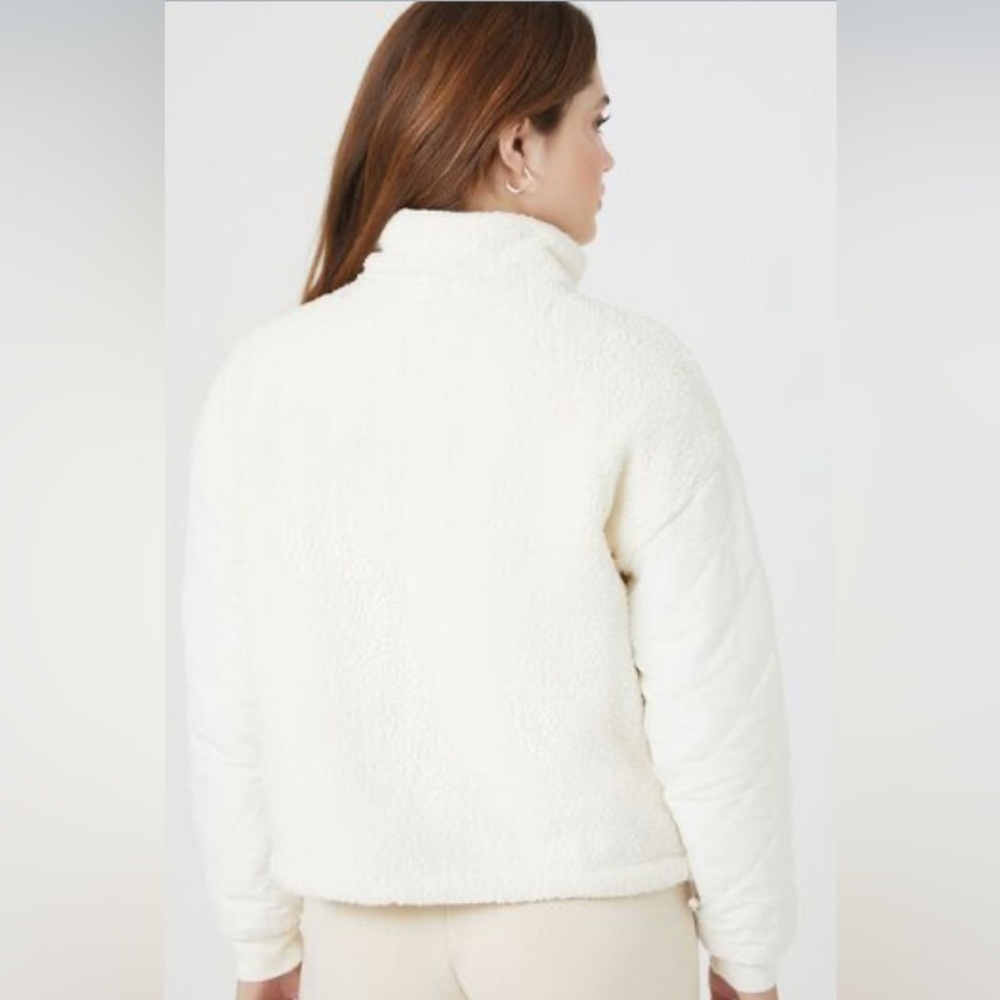 Forever 21 Reversible Faux Shearling Bomber Jacket | New without Tags - Picture 5 of 13